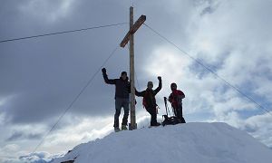 Skitour Rotes Ginggele - Tourbild