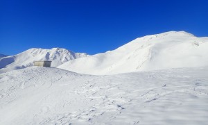 Skitour Pürglersgungge - Aufstieg, beim Zollhaus