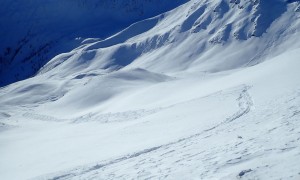 Skitour Pürglersgungge - Abfahrt