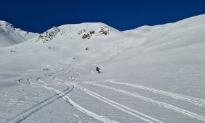 Skitour Pürglersgungge - Abfahrt