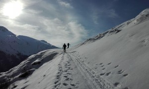 Skitour Hochgrabe 2017 - Aufstieg Heinkaralm