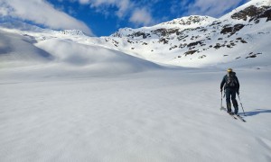 Skitour Hochgrabe - beim Schrentebachboden, Aufstieg Wilde Platten