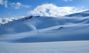 Skitour Hochgrabe - Aufstieg, Aufstieg Wilde Platten