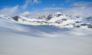 Skitour Hochgrabe - Aufstieg Wilde Platten, Blick zum Degenhorn