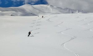 Skitour Hochgrabe - Abfahrt, Wilde Platten