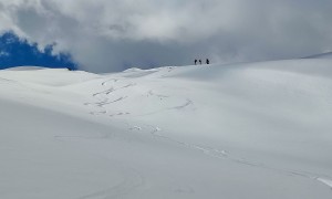 Skitour Hochgrabe - Abfahrt, Wilde Platten