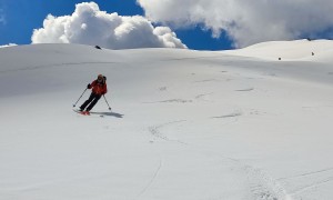 Skitour Hochgrabe - Abfahrt, Wilde Platten