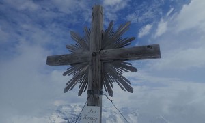 Skitour Riepenspitze - Gipfelsieg