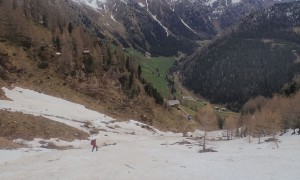 Skitour Riepenspitze - bei der Riepenalm