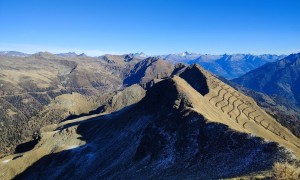 Bergtour Zellinkopf - Gipfelsieg Zellinkopf, Rückblick Hohe Nase