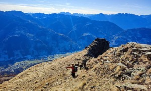 Bergtour Zellinkopf - Gipfelsieg Zellinkopf, Abstieg