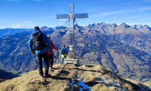 Bergtour Zellinkopf - beim Leitenkopf, Blick zur Schobergruppe