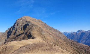 Bergtour Zellinkopf - beim Ebeneck, Rückblick Leitenkopf