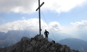 Bergtour Eggenkofel - Gipfelsieg