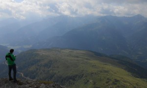 Bergtour Eggenkofel - Blick zu den Kircher Almen