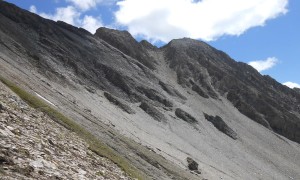 Bergtour Kendlspitze - Aufstieg Rinne