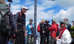 Bergtour Rote Spitze - Kreuzeinweihung