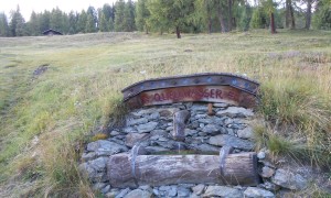 Biketour Tessenberger Alm - Quellwasser