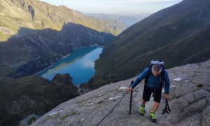 Hochtour Großes Wiesbachhorn - Aufstieg, Blick zum Wasserfallboden