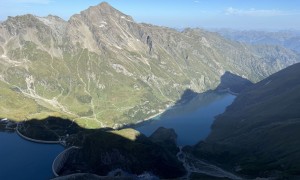 Hochtour Großes Wiesbachhorn - Aufstieg, Blick zum Kitzsteinhorn