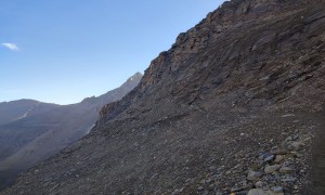 Hochtour Großes Wiesbachhorn - Blick zur Schlüsselstelle