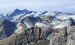 Hochtour Großes Wiesbachhorn - Gipfelsieg, Blick zum Großglockner