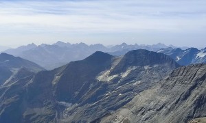 Hochtour Großes Wiesbachhorn - Gipfelsieg, Blick zur Schobergruppe