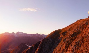 Bergtour Riepenspitze - Sonnenuntergang