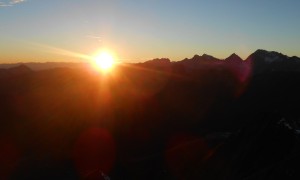 Bergtour Riepenspitze - Sonnenuntergang