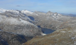 Bergtour Großer Hafner - Blick zum Kölnbreinspeicher