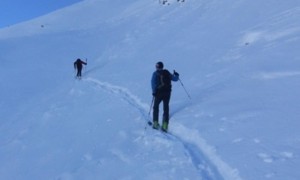 Skitour Kesseberg - Aufstieg