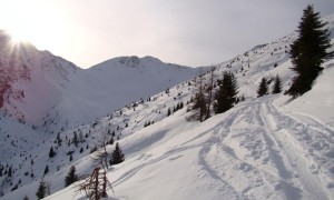 Skitour Reiterkarspitze - Aufstieg