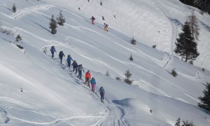 Skitour Reiterkarspitze - Aufstieg