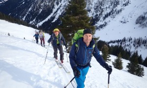 Skitour Reiterkarspitze - Aufstieg