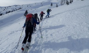 Skitour Reiterkarspitze - Aufstieg