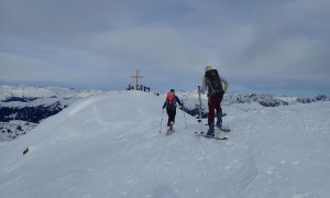 Skitour Reiterkarspitze - Gipfelsieg