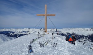 Skitour Reiterkarspitze - Gipfelsieg