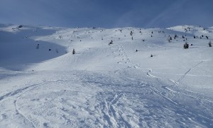 Skitour Reiterkarspitze - Abfahrt