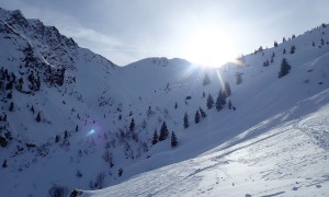 Skitour Reiterkarspitze - Abfahrt