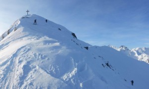 Skitour Öfenspitze - Gipfelhang