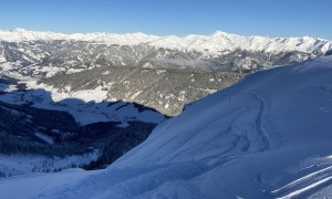 Skitour Öfenspitze - Rückblick Schlussanstieg