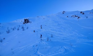 Skitour Öfenspitze - Abfahrt