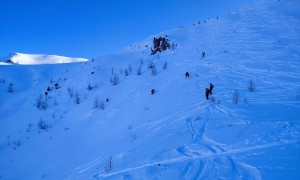 Skitour Öfenspitze - Abfahrt