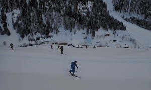 Skitour Althaus - Start bei der Reiterstube