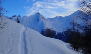 Skitour Althaus - Blick zu den Arnhörner und Rappler