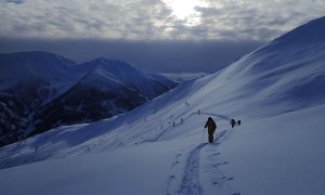 Skitour Althaus - Aufstieg