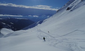 Skitour Althaus - Abfahrt