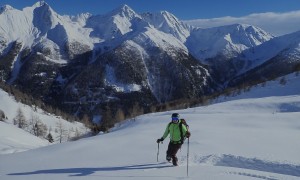 Skitour Althaus - Abfahrt