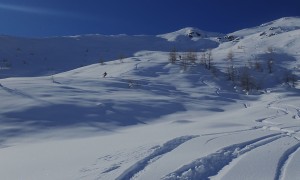 Skitour Althaus - Abfahrt