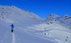 Skitour Althausscharte, Althaus über Reiterstube - Tourbild